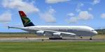 FS2004
                  South African Airways Airbus A380-800 Textures only.